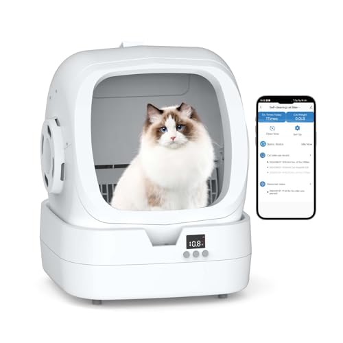 Mintakawa Smart Self-Cleaning Litter Box with App Control