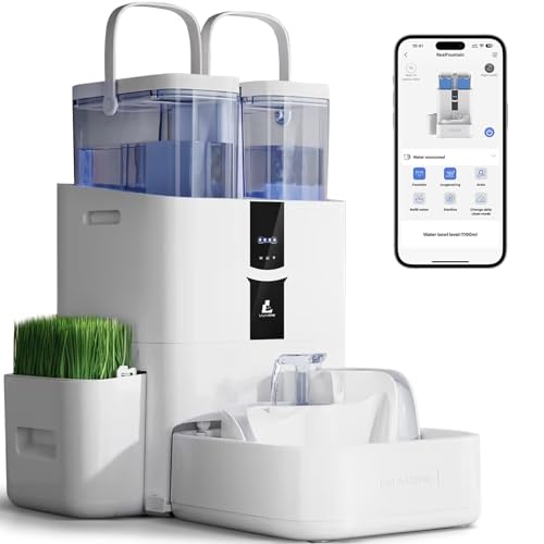 LALAHOME DailyFresh 10L Smart Pet Water Fountain with WiFi