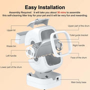 Mintakawa Smart Self-Cleaning Litter Box with App Control