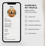 KeeperTag NFC & QR Dog ID Tag with Real-Time Scan Alerts