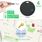 4-Pack Bluetooth Tracker Tags with Find My for iOS