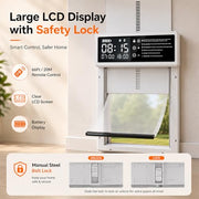 Smart Automatic Dog Door with Timer & Anti-Pinch Sensor