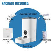 cyhymq 4/6L Smart Automatic Pet Feeder for Cats & Dogs