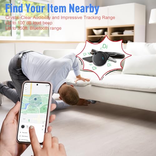 4-Pack Bluetooth Tracker Tags with Find My for iOS