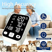 Digital Pet Blood Pressure Monitor with 3 Cuff Sizes