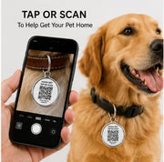 KeeperTag NFC & QR Dog ID Tag with Real-Time Scan Alerts