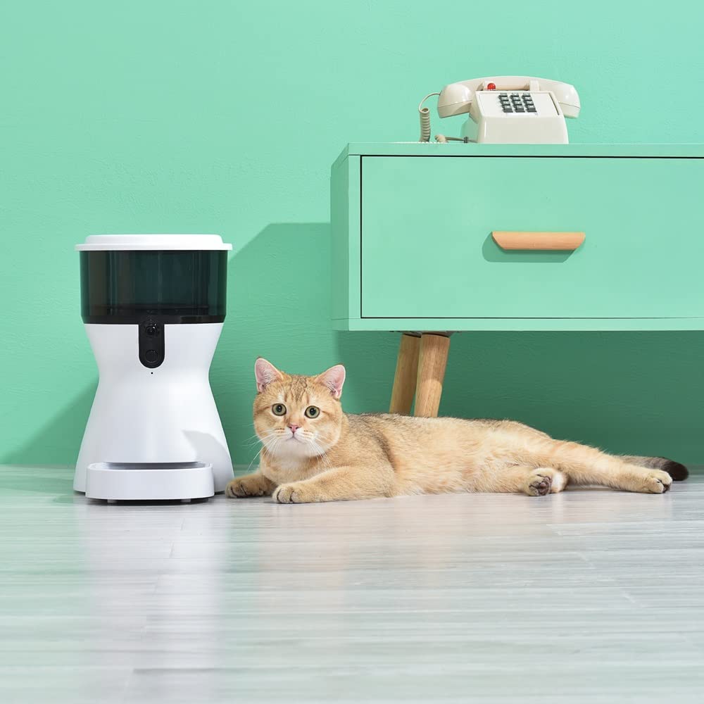 cyhymq 4L Smart Automatic Pet Feeder with Timed Dispensing
