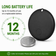 Waterproof GPS Dog Collar with Apple Find My, No Monthly Fee