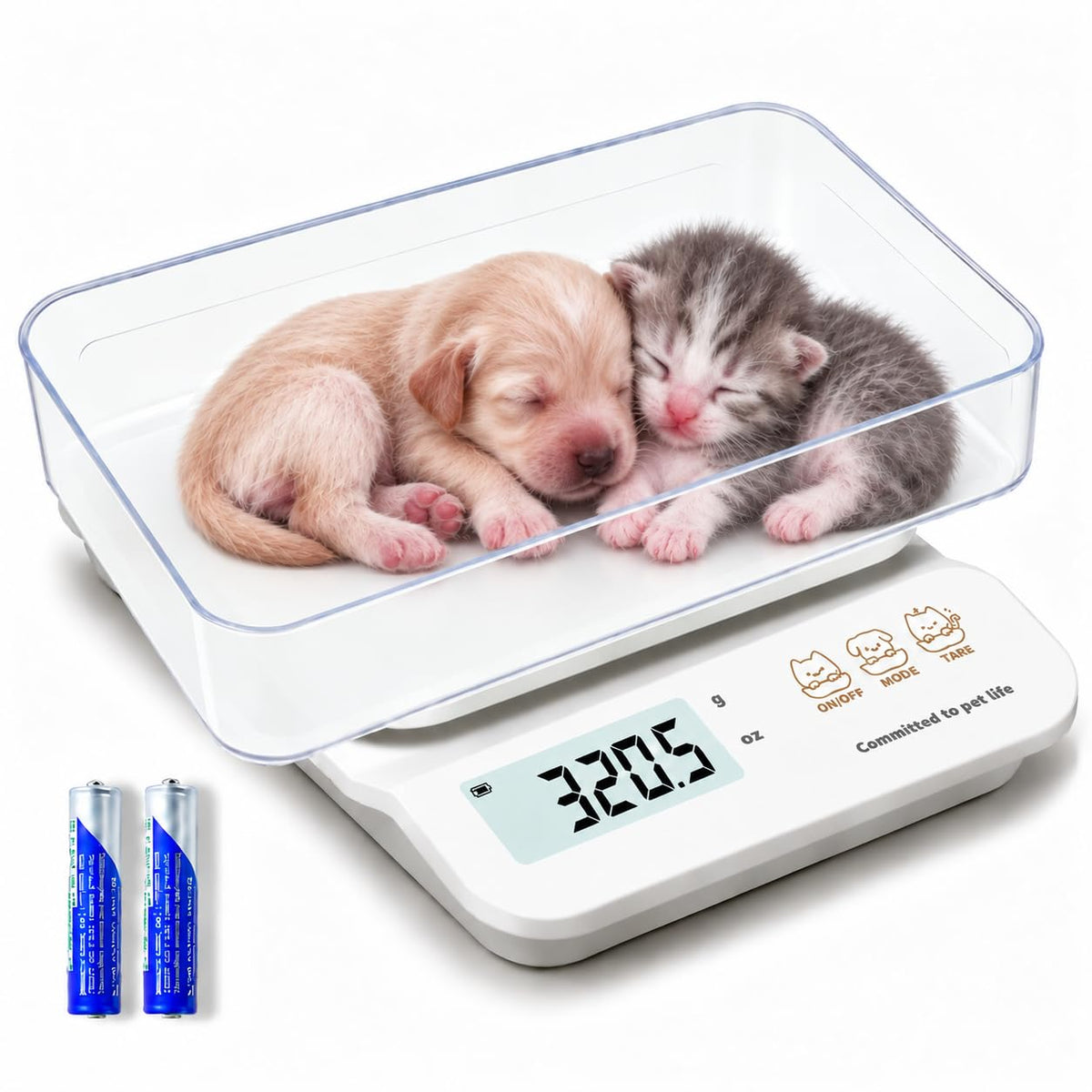 SKEAP High-Precision Digital Pet Scale for Small Animals