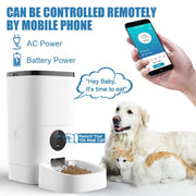 cyhymq 4/6L Smart Automatic Pet Feeder for Cats & Dogs