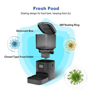 ANDOLL HOME 4L Automatic Pet Feeder with Timed Dispensing