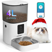 ANDOLL HOME 4L Automatic Pet Feeder with Timed Dispensing