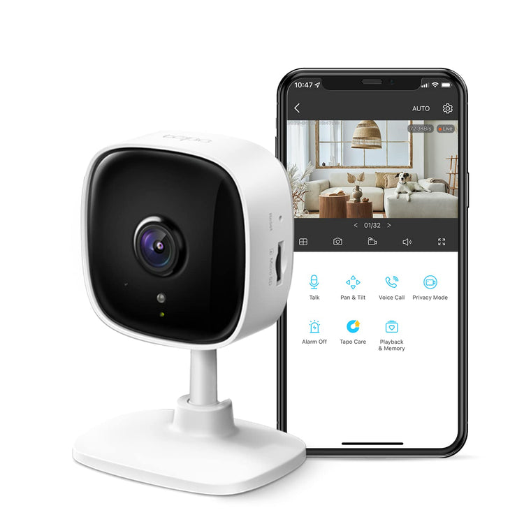 Tapo 2K Wired Indoor Pet Camera with Smart Monitoring
