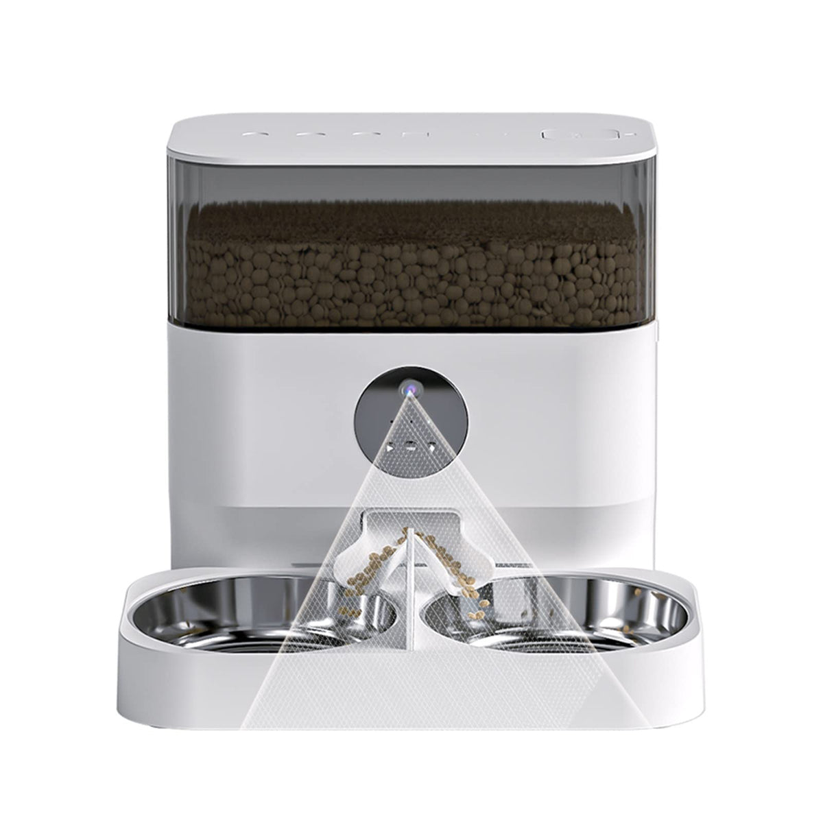 cyhymq 5L Dual-Bowl Smart Automatic Pet Feeder with Timer