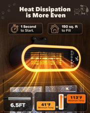 1300W WiFi Smart Dog House Heater with Thermostat