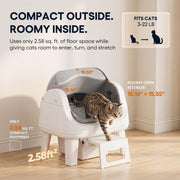 Wozhio Automatic Self-Cleaning Litter Box for Cats