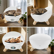 Smart WiFi Climate-Controlled Pet Bed for Cats & Small Dogs