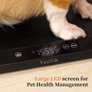 YauYik Digital Pet Scale with Non-Slip Mat, Up to 88 lb
