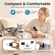 Waterproof Cat Training Collar with 3300FT Remote & 3 Modes