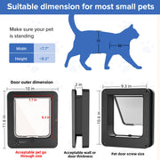 Smart RFID Cat Door with Collar-Activated Access Control