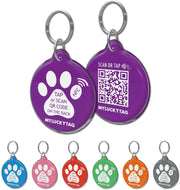 MYLUCKYTAG NFC & QR Pet ID Tag with Location Alerts