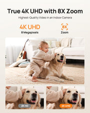 Anona 4K Indoor Pet Camera with Smart Home Monitoring