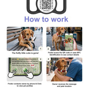 WhoseID NFC & QR Pet ID Tag with GPS Location Alerts