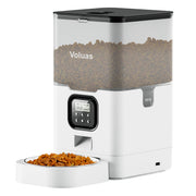 VOLUAS Automatic Pet Feeder with Timed Dry Food Dispensing