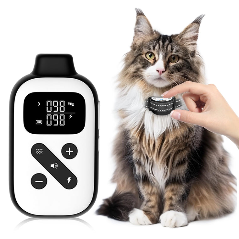 Mini Cat Training Collar with 3300FT Remote & 4 Modes