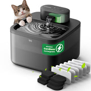 oneisall 2.2L Cordless Cat Water Fountain with Filter