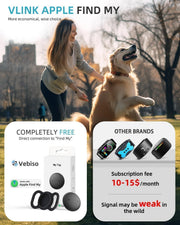 GPS Dog Tracker Collar with Activity Monitoring, No Monthly Fee