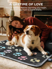 furrybaby Waterproof Pet Heating Pad with Anti-Bite Cord