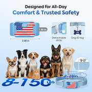 Smart GPS Dog Tracker with Virtual Fence & Health Monitoring