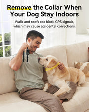 Gladsmile GPS Wireless Dog Fence with 3 Correction Modes