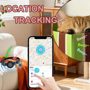 GPS Pet Tracker Collar for Cats with Location Tracking