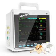 Portable 6-Parameter Veterinary Monitor for Dogs & Cats