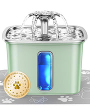 Veken Stainless Steel Cat Water Fountain with Quiet Pump