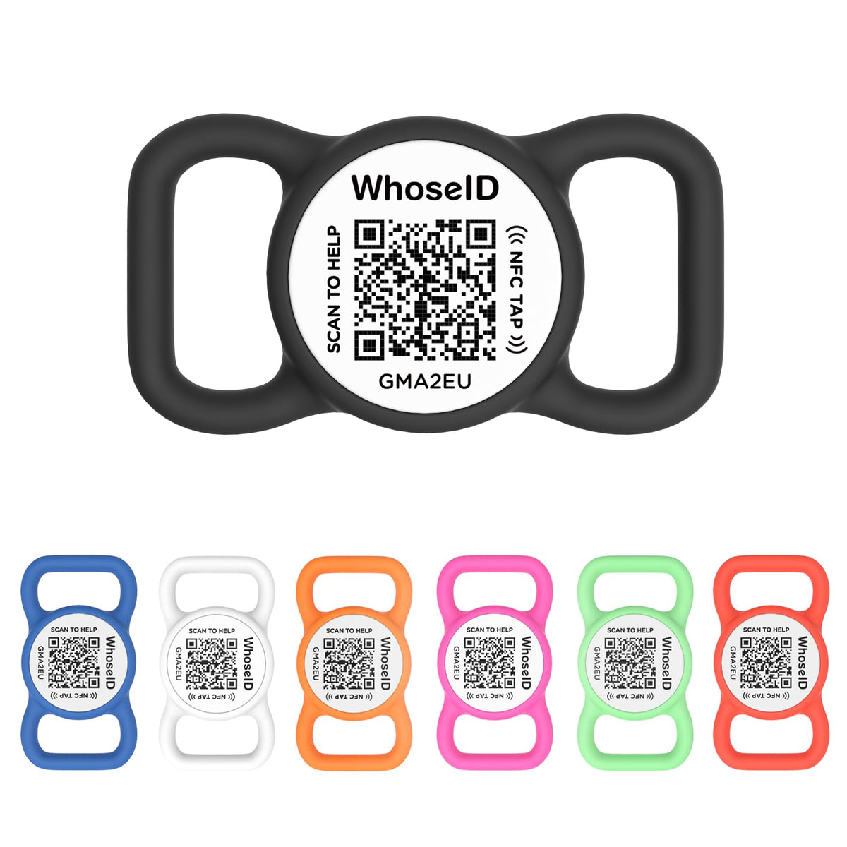 WhoseID NFC & QR Pet ID Tag with GPS Location Alerts