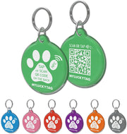 MYLUCKYTAG NFC & QR Pet ID Tag with Location Alerts