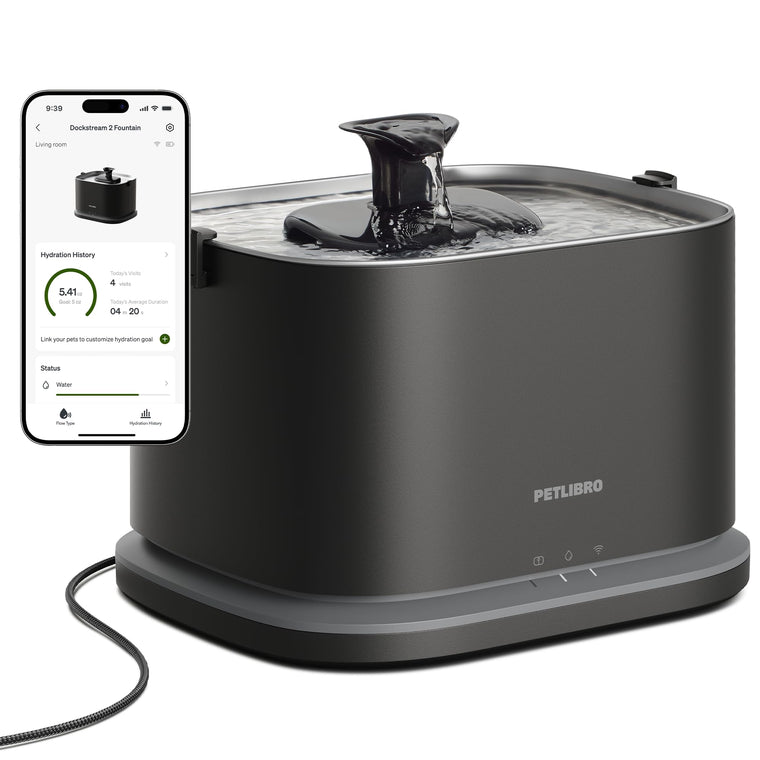 PETLIBRO Dockstream 2 Smart 3L Stainless Cat Water Fountain