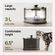 PETLIBRO Dockstream 2 Smart 3L Stainless Cat Water Fountain