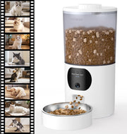 6.5L Smart Cat Feeder with 2K Camera & WiFi App Control