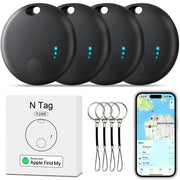4-Pack Bluetooth Tracker Tags with Find My for iOS