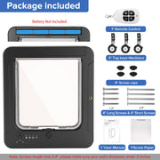 Smart RFID Cat Door with Collar-Activated Access Control