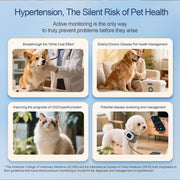 Wearable Pet Blood Pressure Monitor with Adjustable Strap