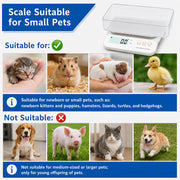 SKEAP High-Precision Digital Pet Scale for Small Animals