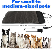 LANZONGF Dual-Mode Warming & Cooling Pet Mat with Fan