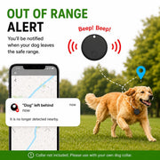 Waterproof GPS Dog Collar with Apple Find My, No Monthly Fee