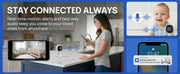 1080P WiFi Indoor Pet Camera with Night Vision & 2-Way Audio