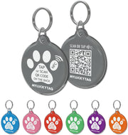 MYLUCKYTAG NFC & QR Pet ID Tag with Location Alerts